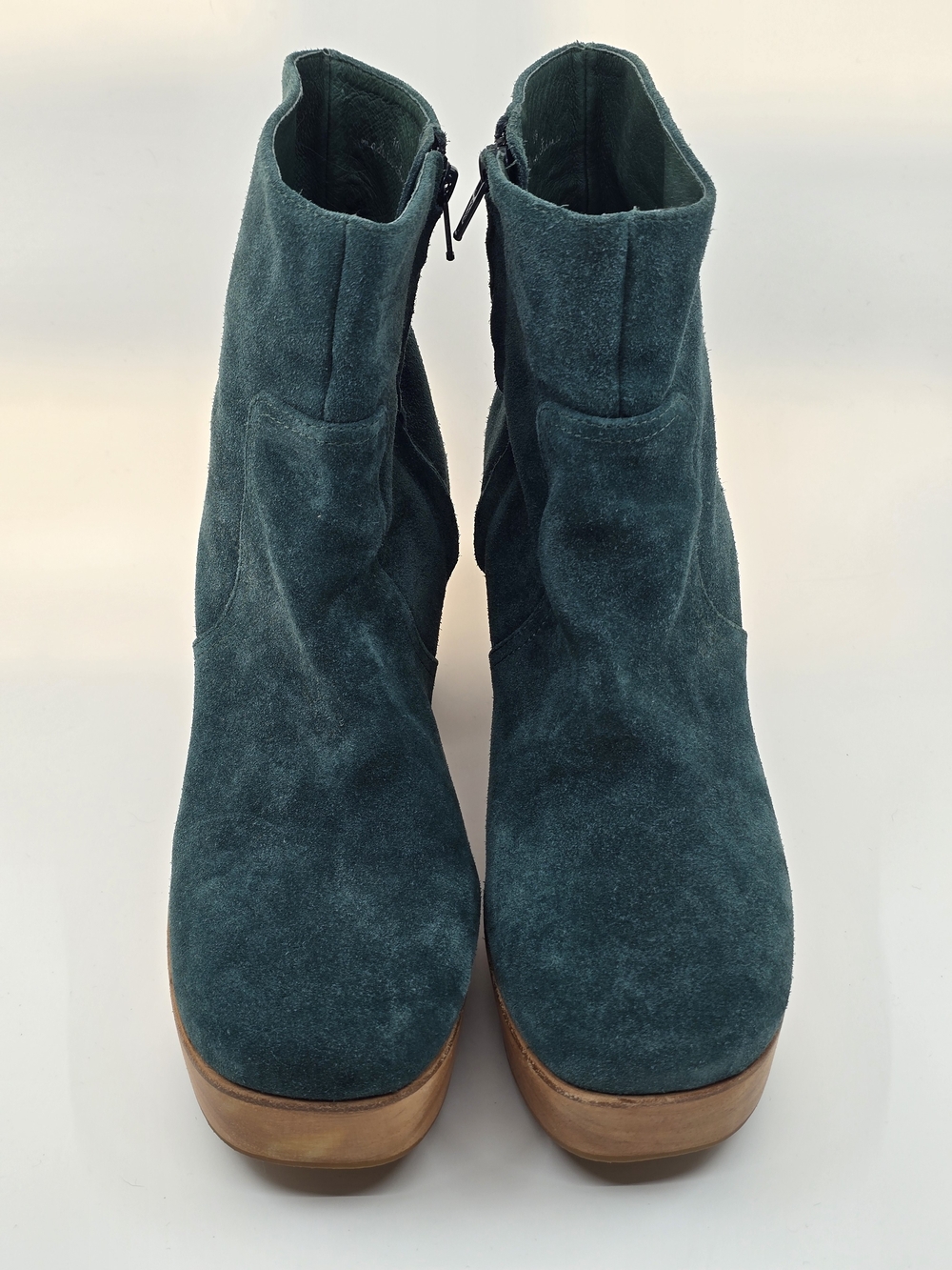 Charlotte Stone- "Paz" Platform Clogs- Color: Emerald - Size:10